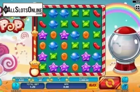 Reel Screen. Candy Pop from Spadegaming