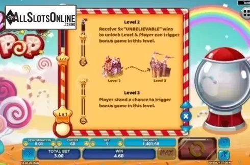 Game Rules 4. Candy Pop from Spadegaming