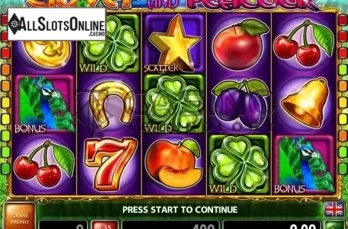Screen2. Clover And Peacock from Casino Technology