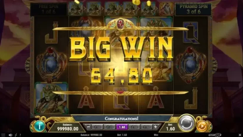 Dawn of Egypt slot screenshot 5
