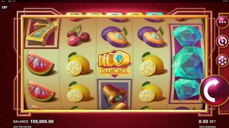 Deco Diamonds slot screenshot 1