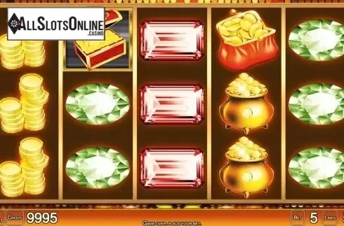 Reel screen. Diamond & Gold HD from Merkur