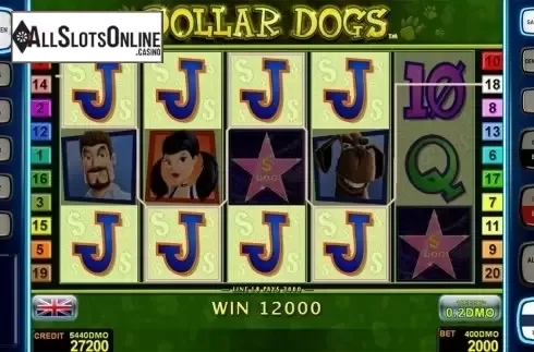 Game workflow 2. Dollar Dogs Deluxe from Novomatic
