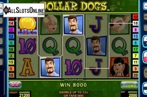 Game workflow . Dollar Dogs Deluxe from Novomatic