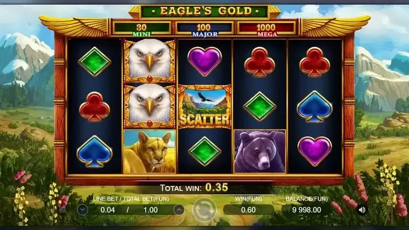 Eagle's Gold slot screenshot 3