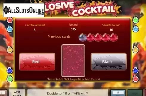 Risk Game screen