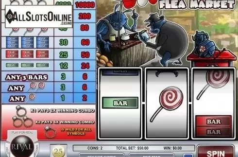 Screen2. Flea Market from Rival Gaming