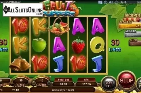 Win Screen. Fruit Poppers from SimplePlay