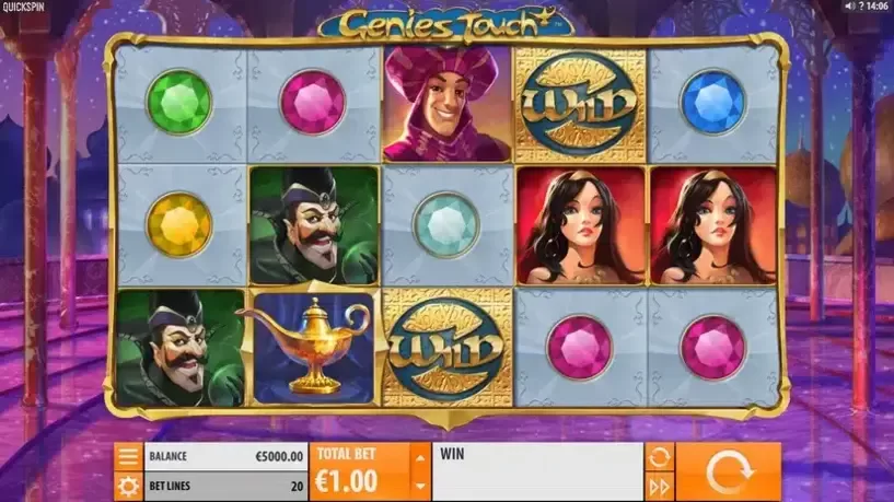 Genie’s Touch slot screenshot 