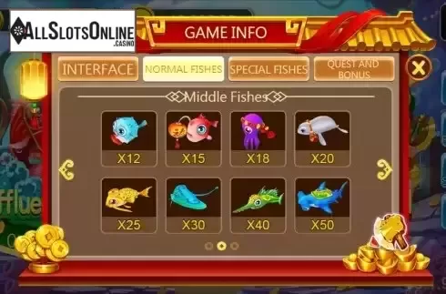Low paytable screen 2