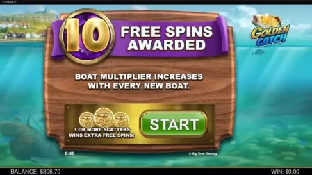 Golden Catch slot screenshot 3