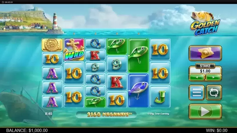 Golden Catch slot screenshot 1