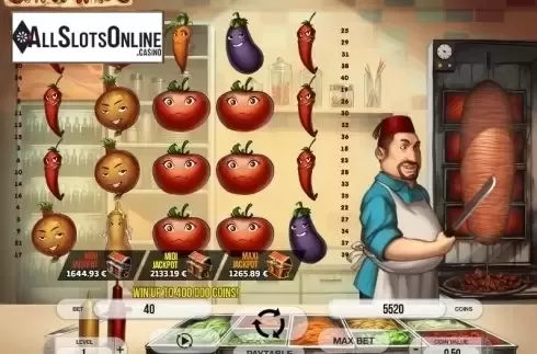 Reel screen. Grill King from Fugaso