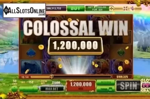 Win Screen . Grizzly Wins from Bwin.Party