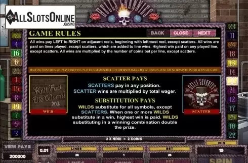 Screen2. Hells Grannies from Microgaming