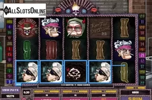 Screen9. Hells Grannies from Microgaming