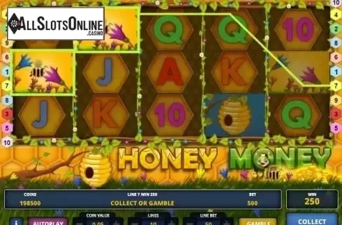 Paytable 2. Honey Money (Zeus Play) from Zeus Play