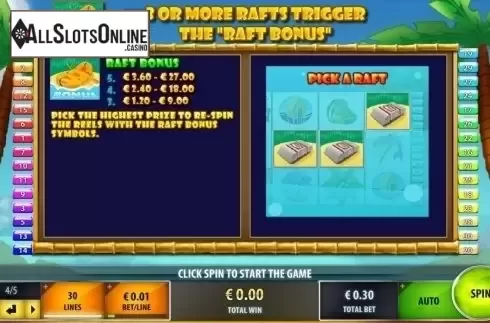 Bonus Game. Island Quest from IGT