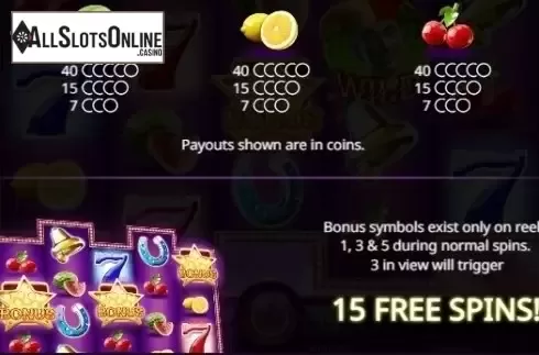 Paytable 2. Joker Stacks from iSoftBet
