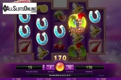 Win Screen 2. Joker Stacks from iSoftBet