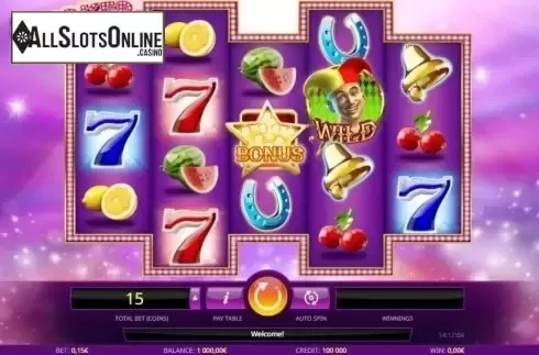 Game Workflow screen. Joker Stacks from iSoftBet