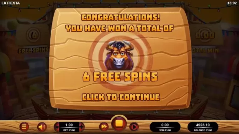 La Fiesta slot screenshot 5