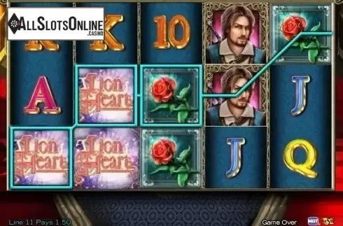 Win Screen2. Lion Heart from High 5 Games