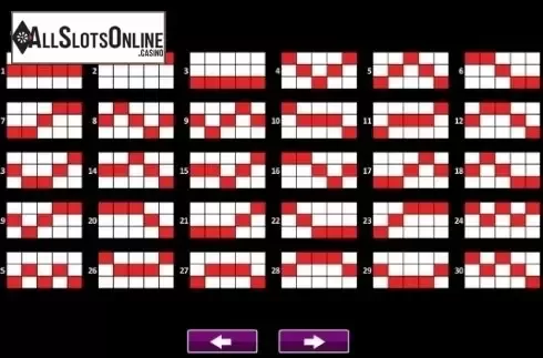 Paytable 5. Lion Heart from High 5 Games