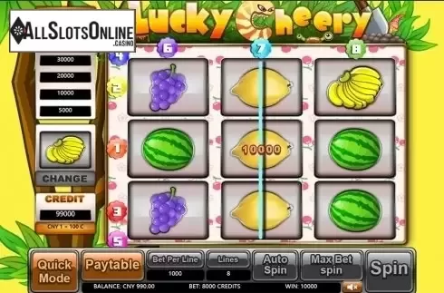 Game workflow 3. Lucky Cheery from Aiwin Games