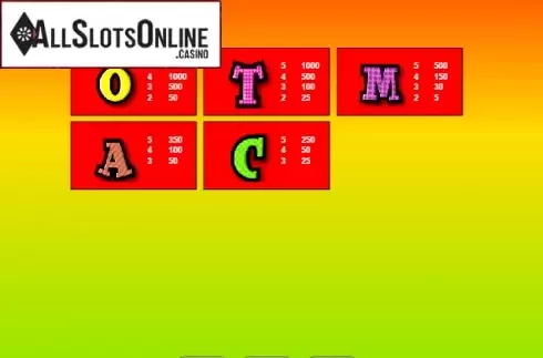 Screen7. Lucky Letters from Portomaso Gaming