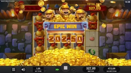 Marching Legions slot screenshot 5