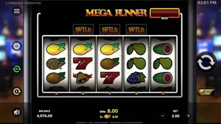 Mega Runner slot screenshot 3