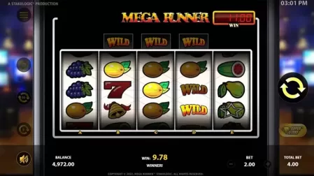 Mega Runner slot screenshot 4