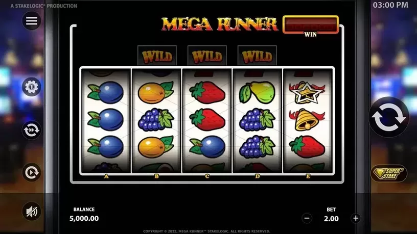 Mega Runner slot screenshot 1