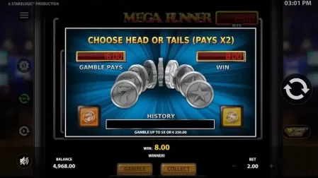 Mega Runner slot screenshot 2