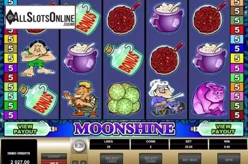Screen 3. Moonshine (Microgaming) from Microgaming