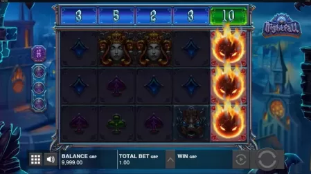 Nightfall slot screenshot 1