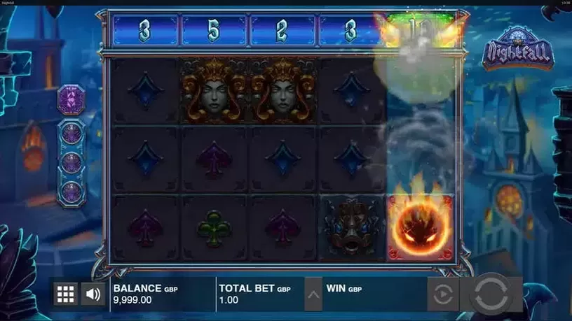 Nightfall slot screenshot 3