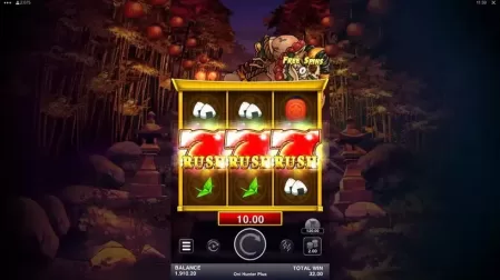 Oni Hunter Plus slot screenshot 7