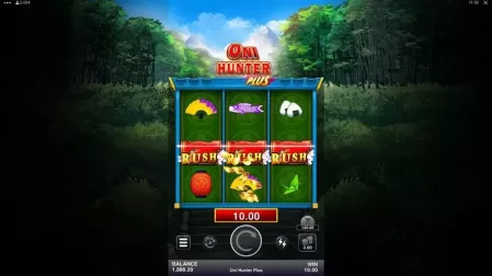 Oni Hunter Plus slot screenshot 3