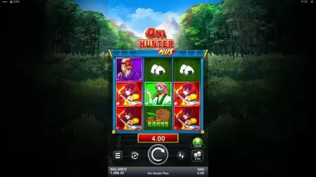 Oni Hunter Plus slot screenshot 2