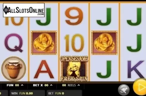 Reel screen. Open Sesame (JDB168) from JDB168