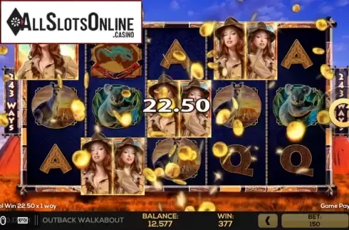 Win Screen 1. Outback Walkabout from High 5 Games