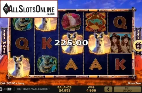 Win Screen 2. Outback Walkabout from High 5 Games
