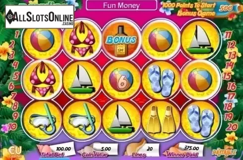 Screen8. Paradise Beach from SkillOnNet