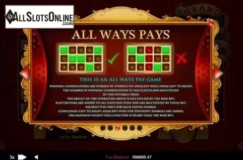 Ways Info. Plentiful Treasure from RTG