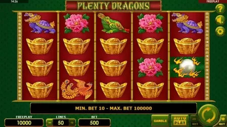Plenty Dragons slot screenshot 1