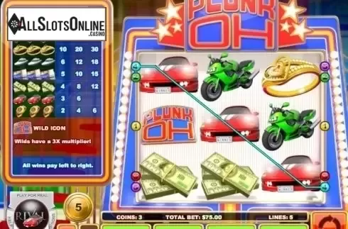 Win Screen 3. Plunk-Oh from Rival Gaming