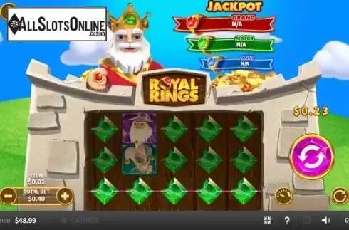 Win Screen 2. Royal Rings from Skywind Group