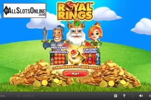 Start Screen. Royal Rings from Skywind Group